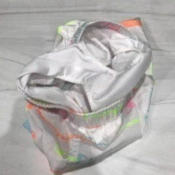 Champion Kid's Girl's White Elastic Waist Spell Out Pullover Neon Short Size 2T - Picture 5 of 5